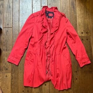 Women’s salmon long coat